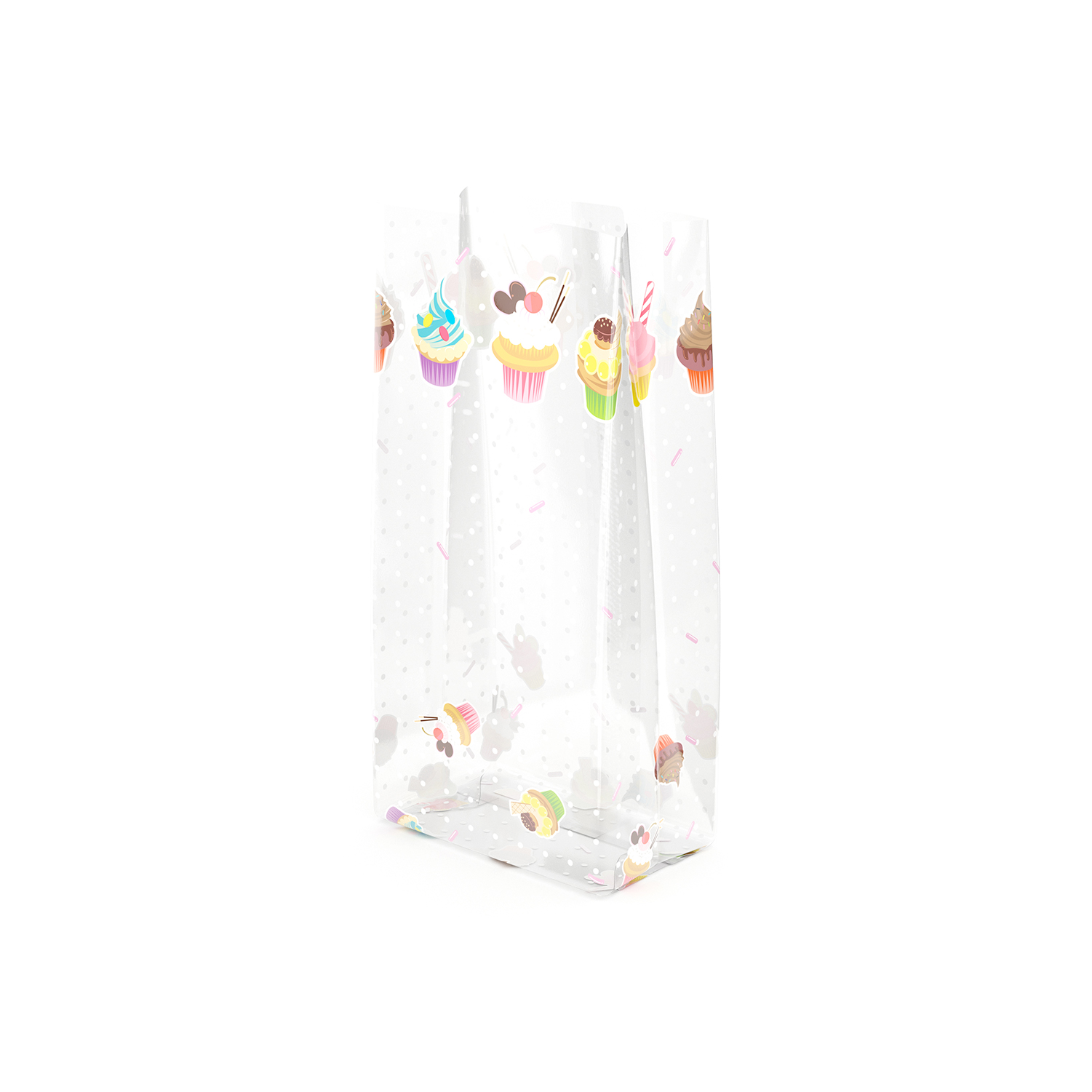 Cupcake Surprise - Printed Cellophane Bags - GoTEMKIN